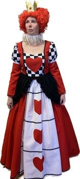 Queen of Hearts adult 2 piece with wig etc